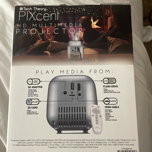 Tech Theory Pixcent projector - Picture 2 of 2